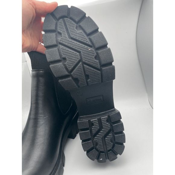 CUSHIONAIRE Women's STRETCH slip on Chelsea boot, Black 11 - Picture 5 of 6